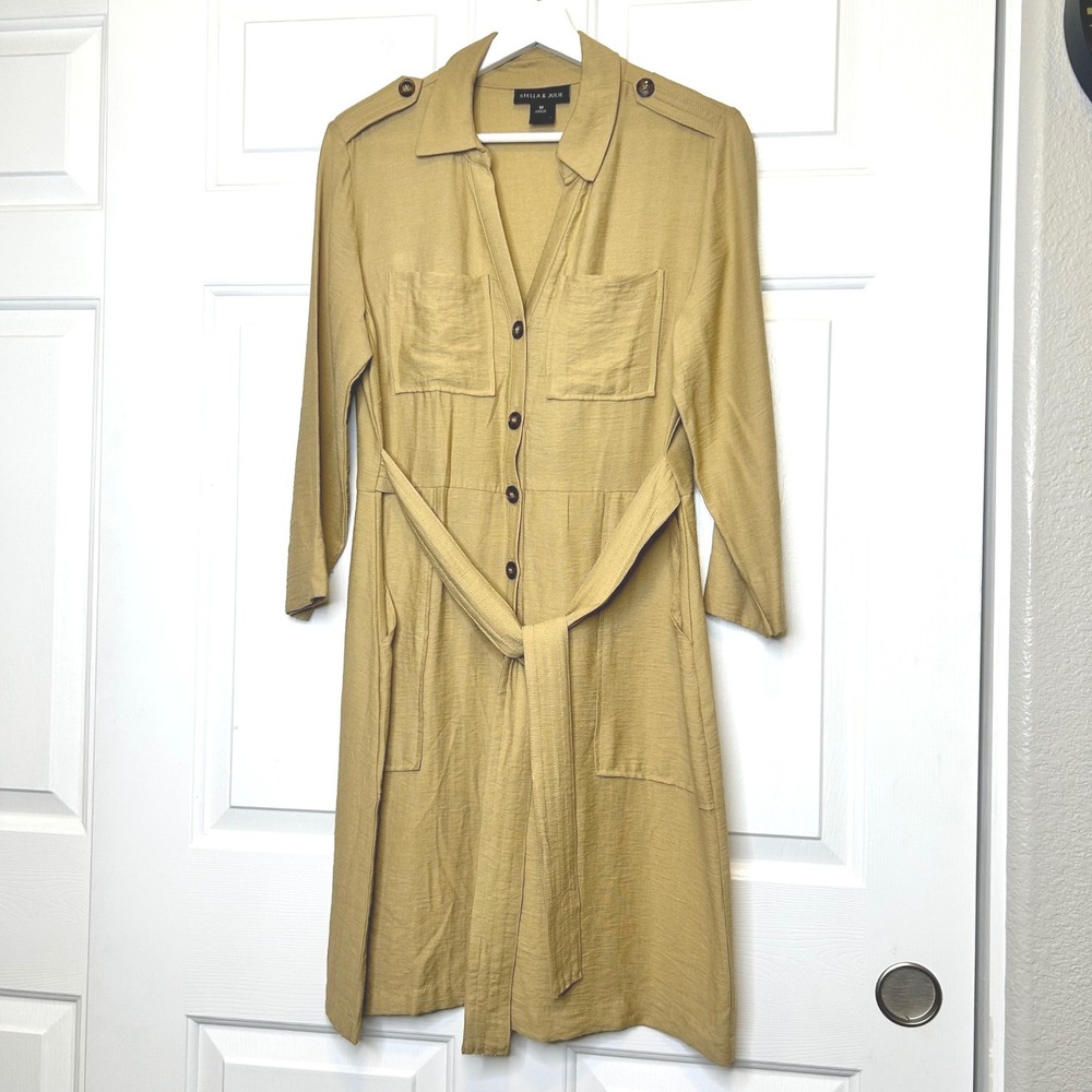 Stella‎ & Julie Utility Shirt Dress Size M